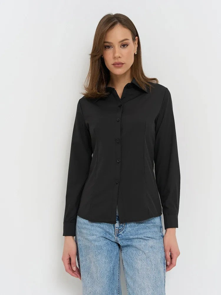 Casual Versatile Design Commuter Long Sleeve Shirt