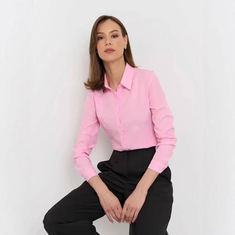 Casual Versatile Design Commuter Long Sleeve Shirt